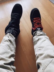 Travis Scott xJordan Air Jordan 1 Low OG "Black/Phantom" photo review