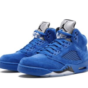 Jordan5 Retro Blue Suede