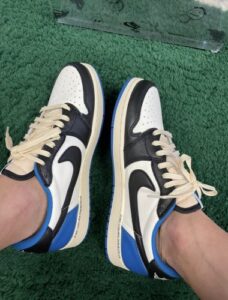 Travis Scott xFragment Design x Jordan Air Jordan1 Low OG SP photo review