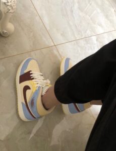 Jordan Air Jordan 1 Mid“Fearless”x MaisonChateau photo review