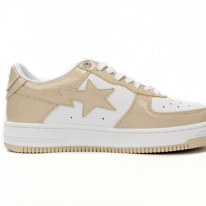 1170 191 022 A Bathing Ape Bape Sta Low White Brown Mirror Surface