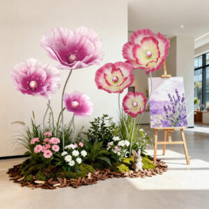 Trendy silk flowers, perfect for birthday parties, wedding decorations, shop décor, and home décor.