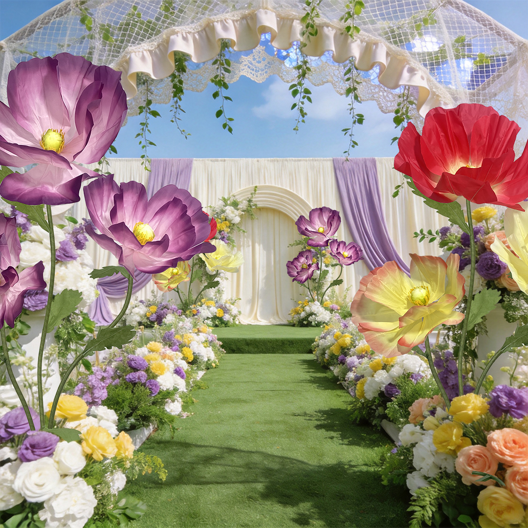 Giant peonies are suitable for photography, wedding decorations, shopping mall decorations, and homestay displays. - Image 4