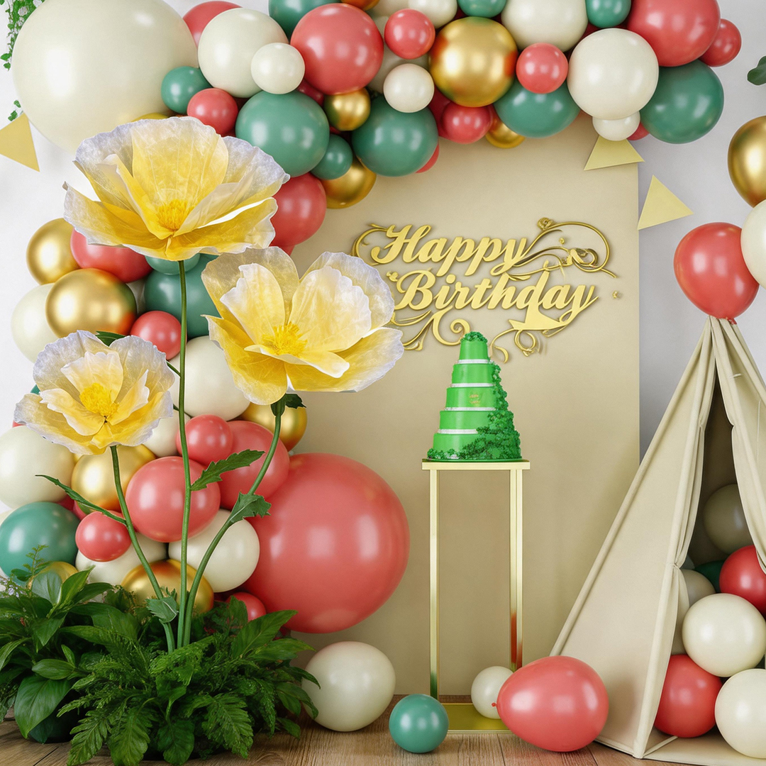 A dreamy giant artificial flower ornament, perfect for mall window displays, photo props, weddings, and birthday parties. - Image 4