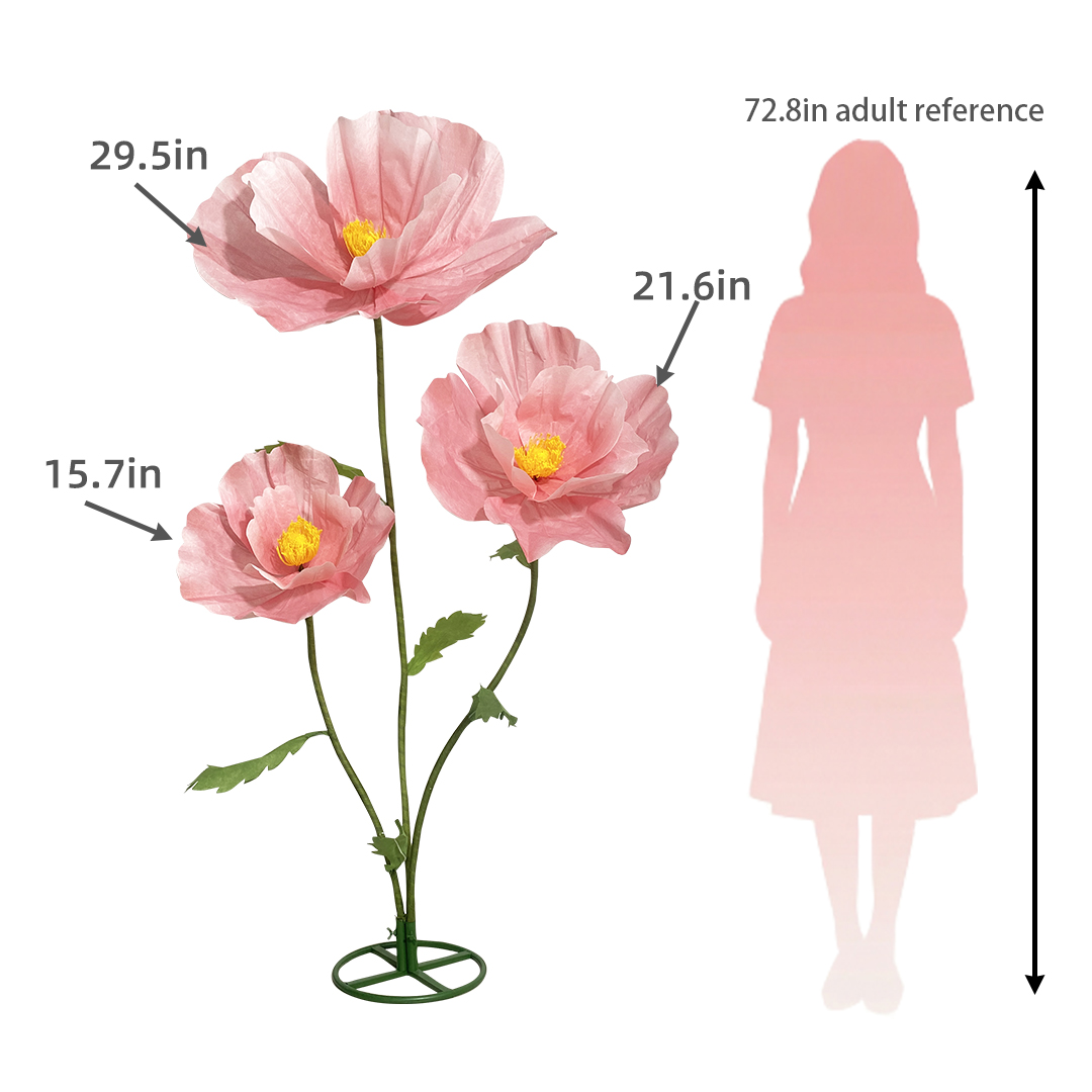 A dreamy giant artificial flower ornament, perfect for mall window displays, photo props, weddings, and birthday parties. - Image 9