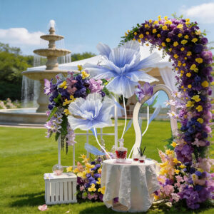 Suitable for floor decoration, specially designed for weddings, commercial visual merchandising, and popular photo spots.